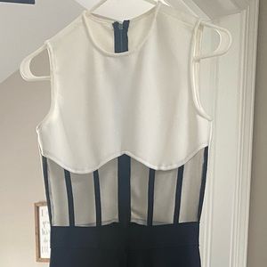 Black and white jumpsuit size Medium never worn